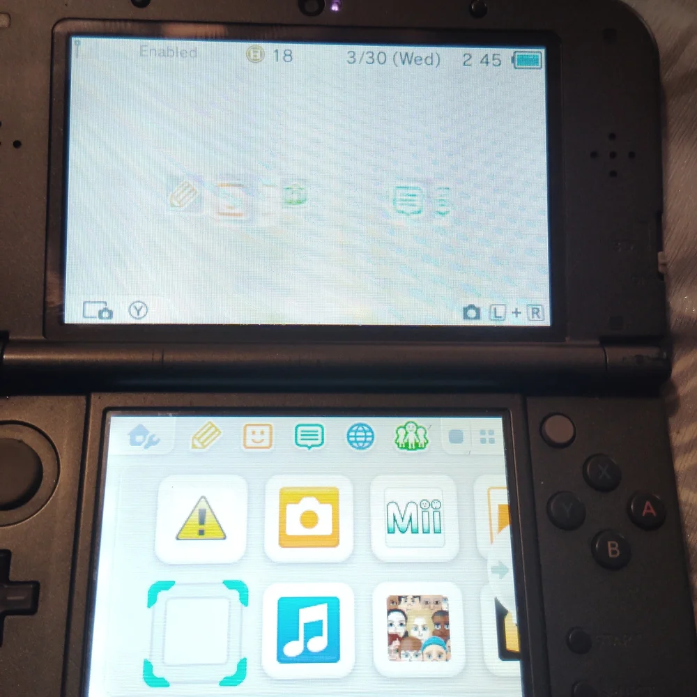Nintendo DS with Red and Black Case